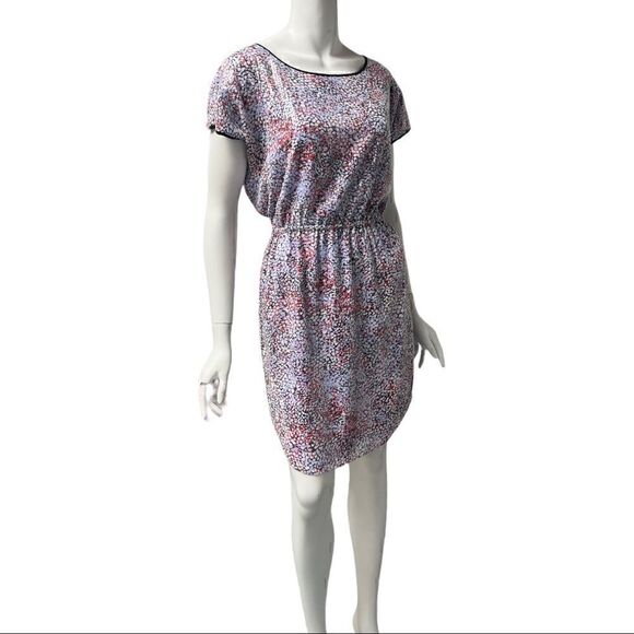 DKNY Print Clear Sequin Short Sleeve Dress - Picture 3 of 5